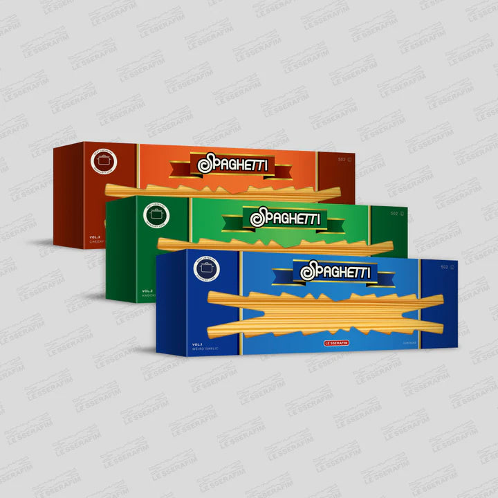 LE SSERAFIM - 1st Single Album [SPAGHETTI] Standard Version (Random ver)