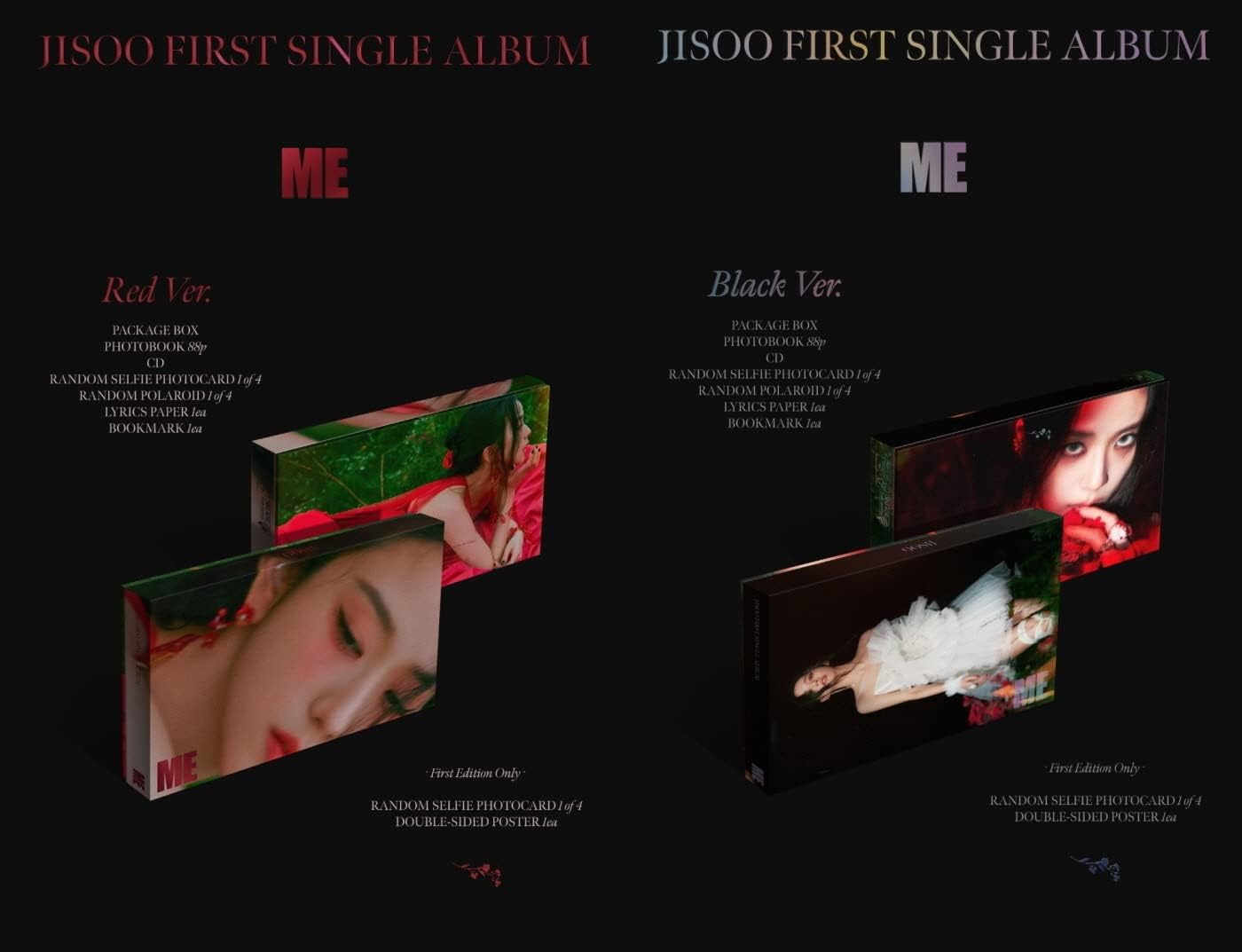 JISOO - FIRST SINGLE ALBUM [ME] (Random ver)