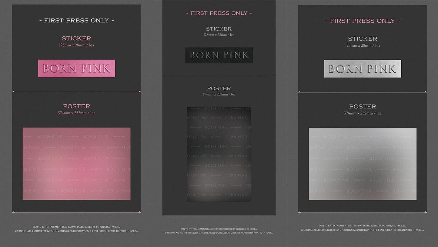 BLACKPINK 2ND ALBUM [BORN PINK] BOX Ver (random ver) AsianStan