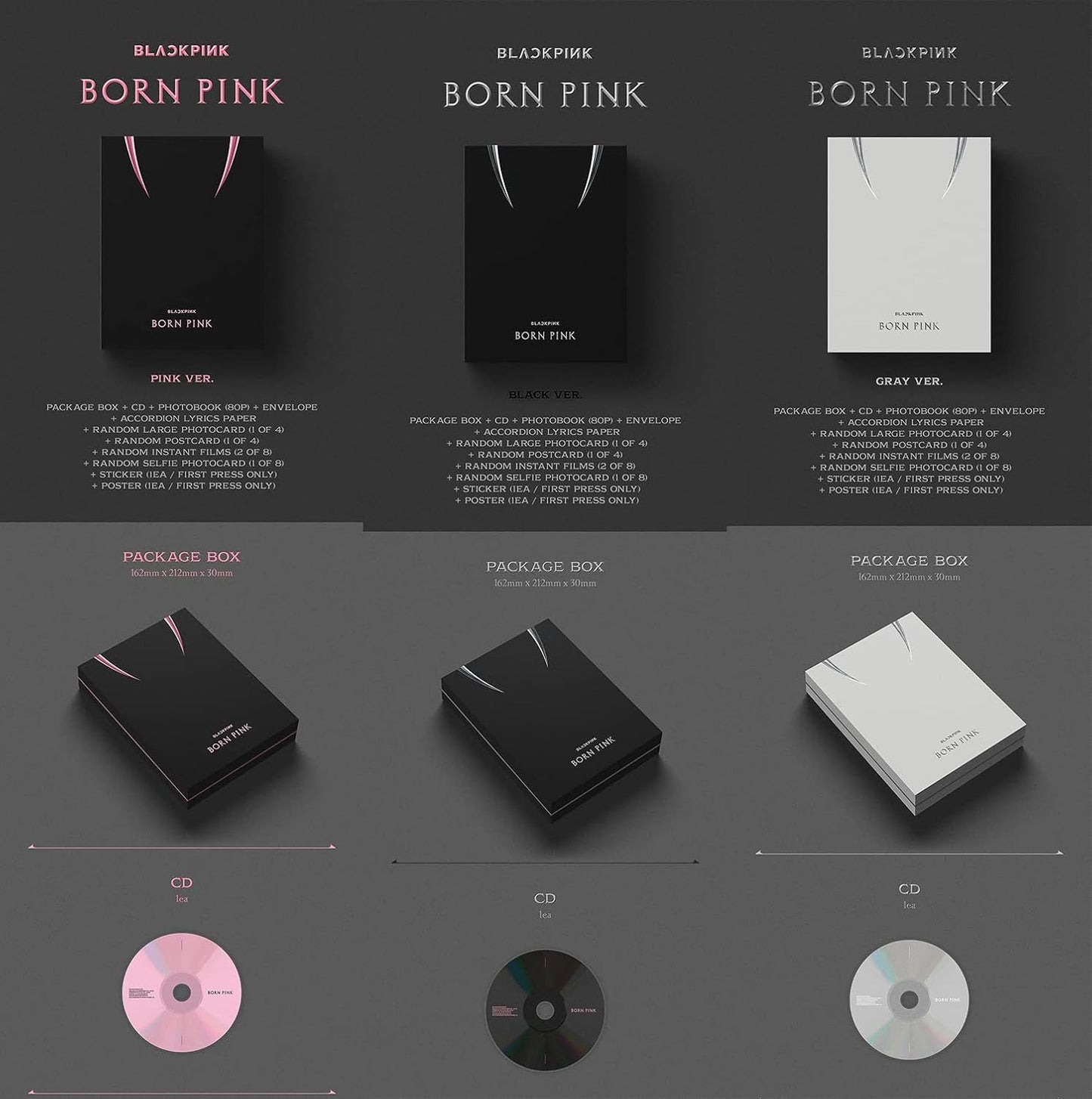 BLACKPINK 2ND ALBUM [BORN PINK] BOX Ver (random ver) AsianStan
