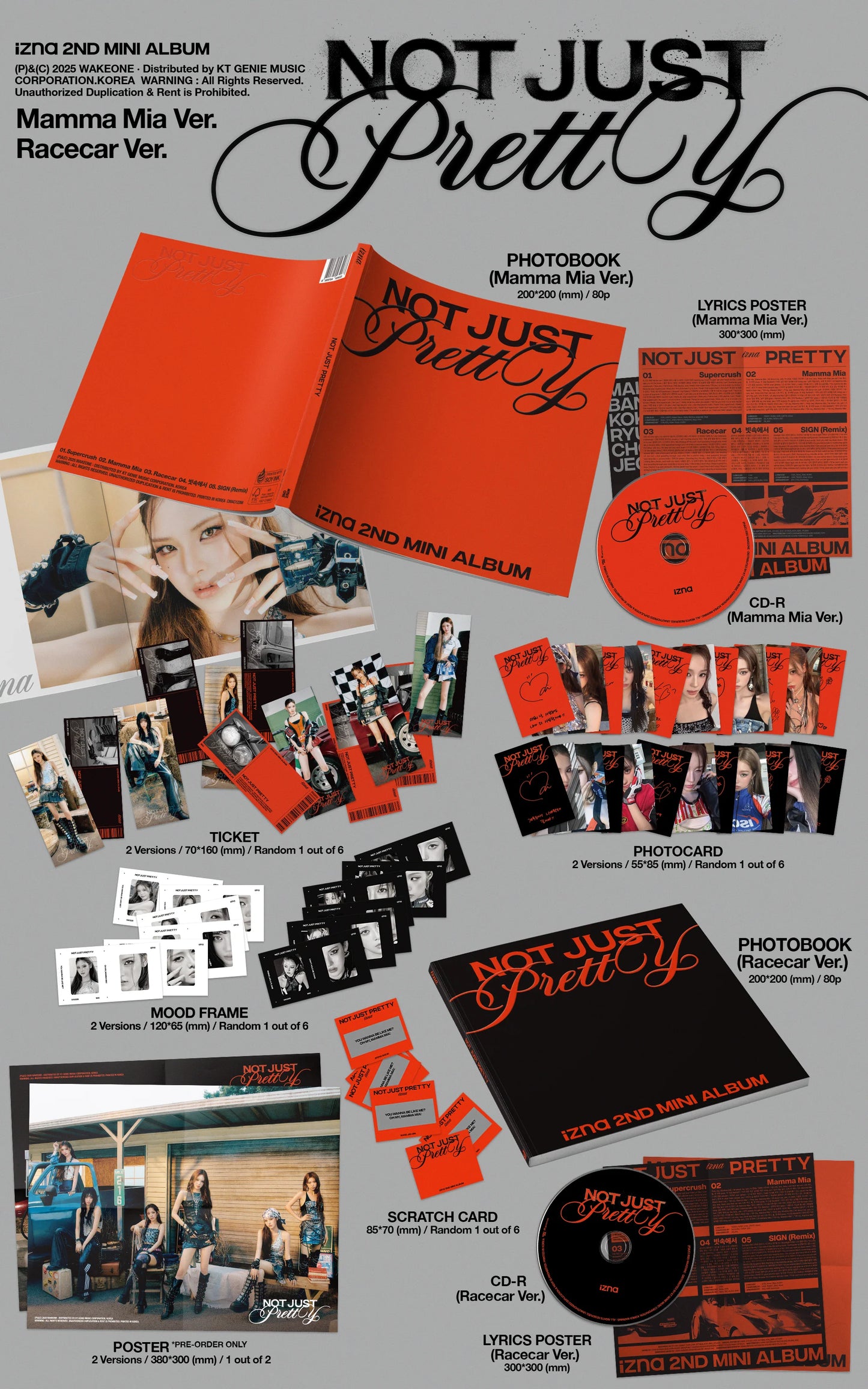 Izna - 2nd Mini Album [Not Just Pretty] (Photobook ver)