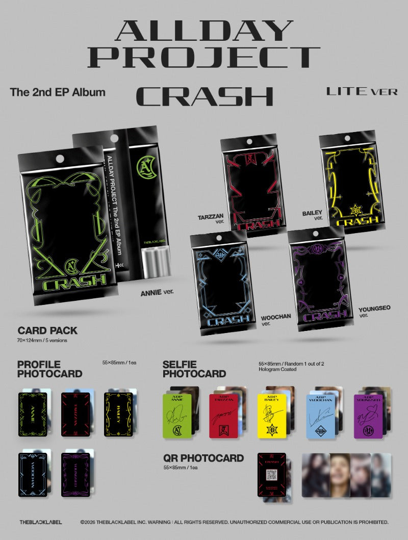 ALLDAY PROJECT - The 2nd EP Album [CRASH] (LITE Ver.)