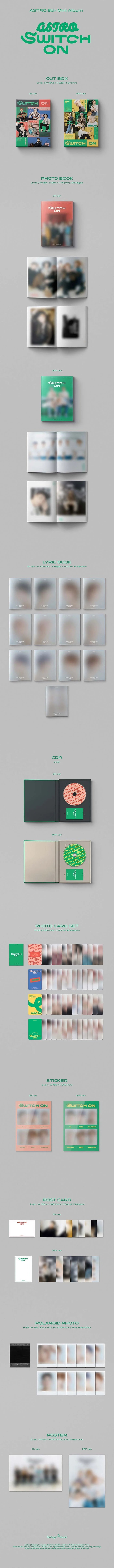 ASTRO - SWITH ON (8TH MINI ALBUM] (Random ver) AsianStan