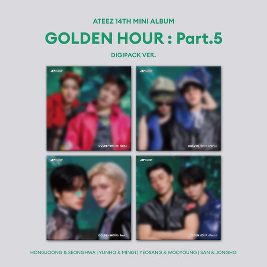 ATEEZ - [GOLDEN HOUR : Part.5] DIGIPACK UNIT Ver (Random ver)