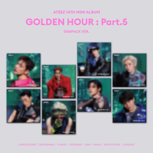 ATEEZ - [GOLDEN HOUR : Part.5] DIGIPACK Ver (Random ver)