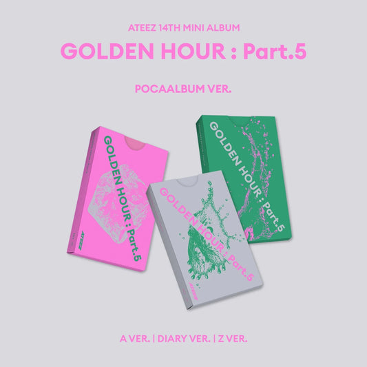 ATEEZ - [GOLDEN HOUR : Part.5] POCAALBUM Ver (Random ver)