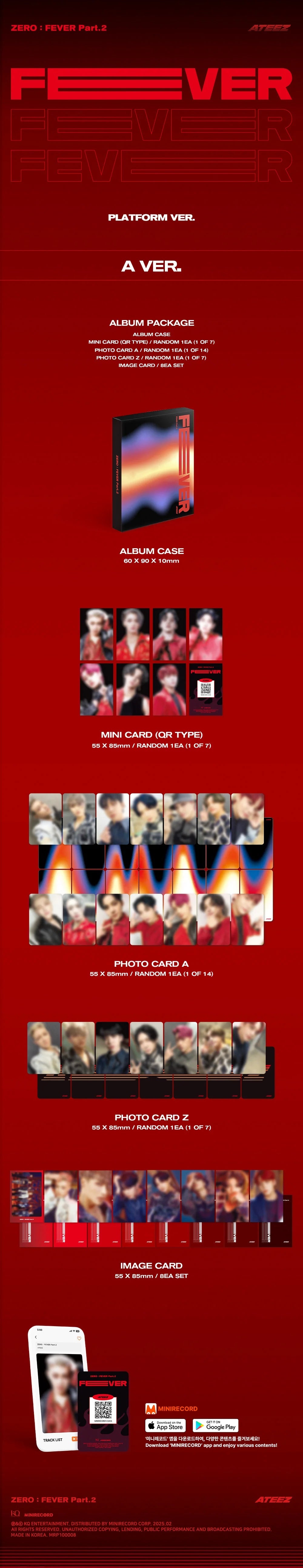 ATEEZ - [ZERO : FEVER Part.2] PLATFORM Ver (random ver) AsianStan