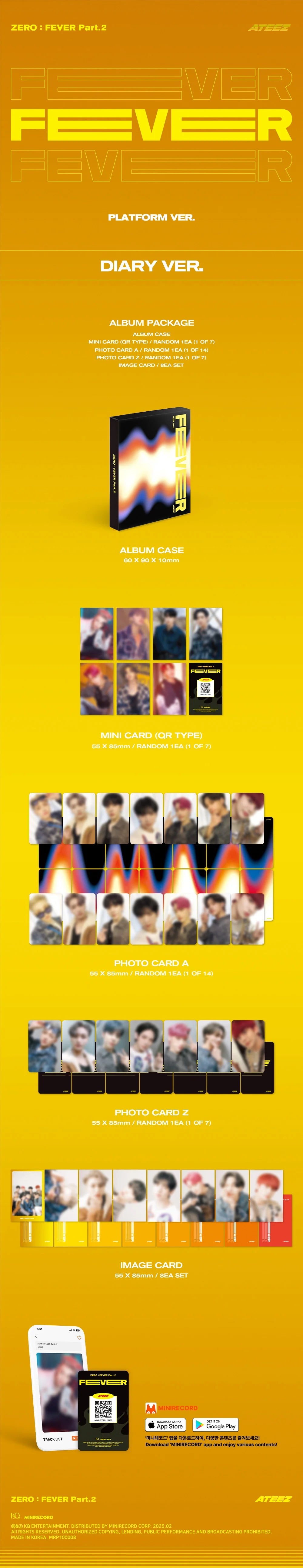 ATEEZ - [ZERO : FEVER Part.2] PLATFORM Ver (random ver) AsianStan