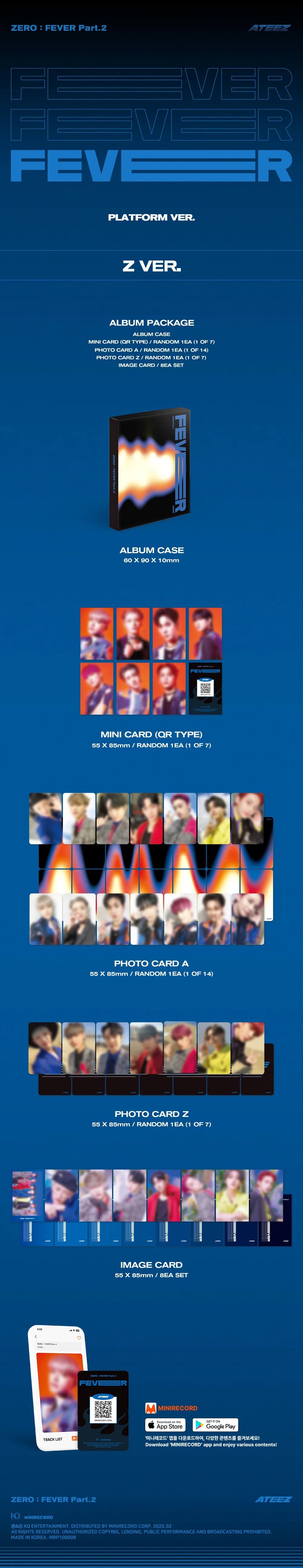 ATEEZ - [ZERO : FEVER Part.2] PLATFORM Ver (random ver) AsianStan