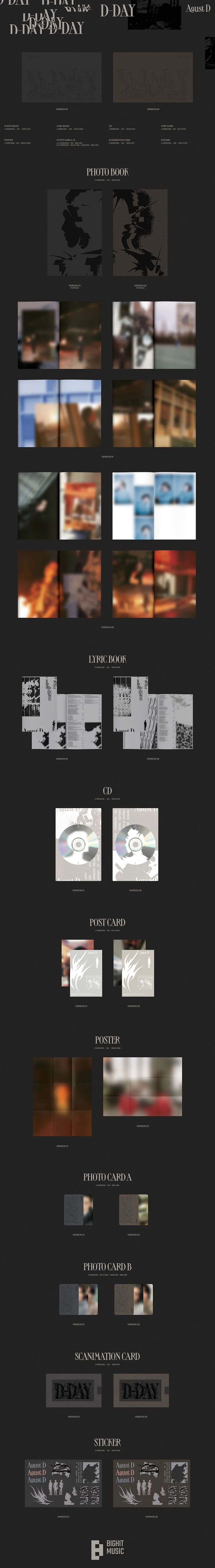 Agust D - [D-DAY] (Random ver) AsianStan