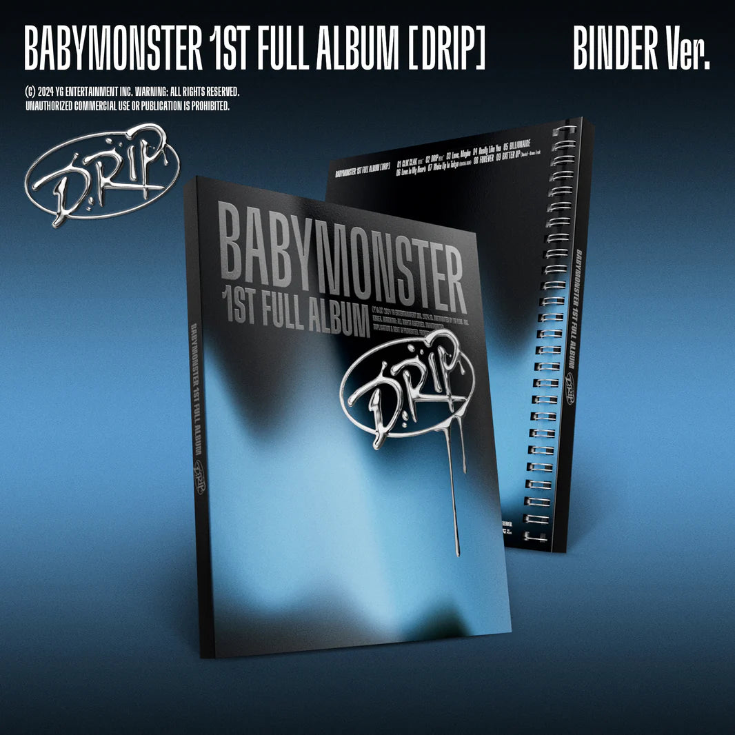 BABYMONSTER - 1st Full Album [DRIP] BINDER Ver AsianStan