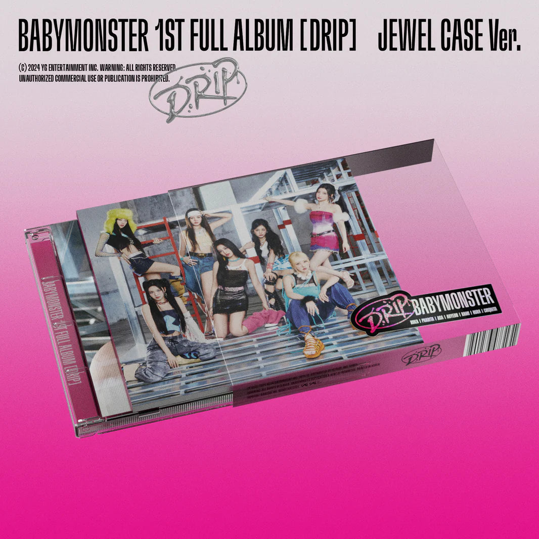 BABYMONSTER - 1st Full Album [DRIP] JEWEL CASE Ver AsianStan