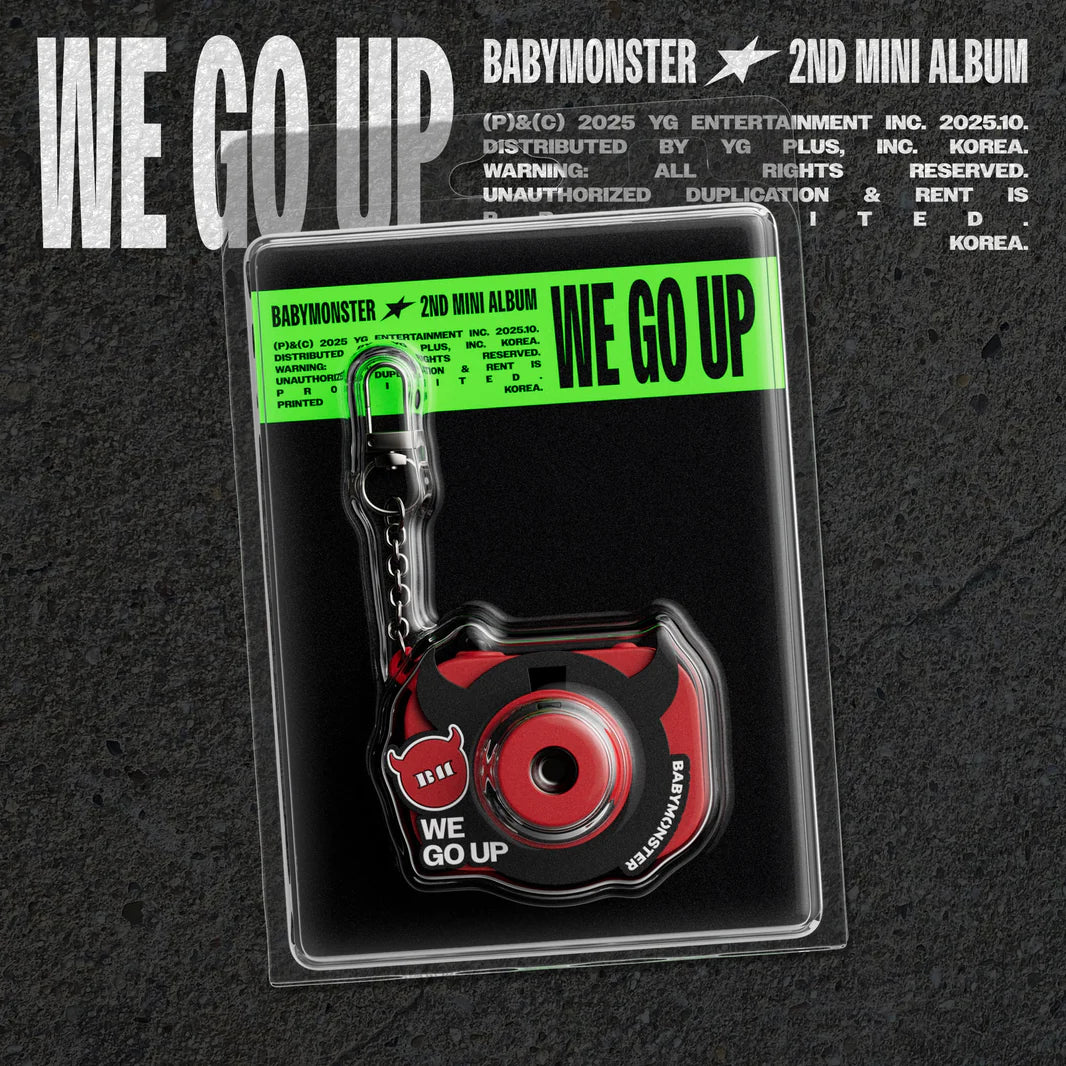 BABYMONSTER - 2nd Mini Album [WE GO UP] MINI BEAM KEYRING Ver