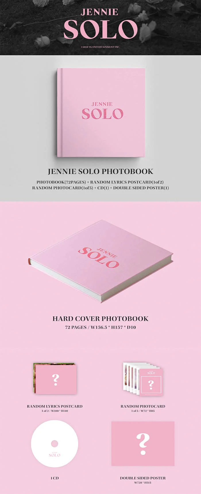 JENNIE - JENNIE SOLO PHOTO BOOK