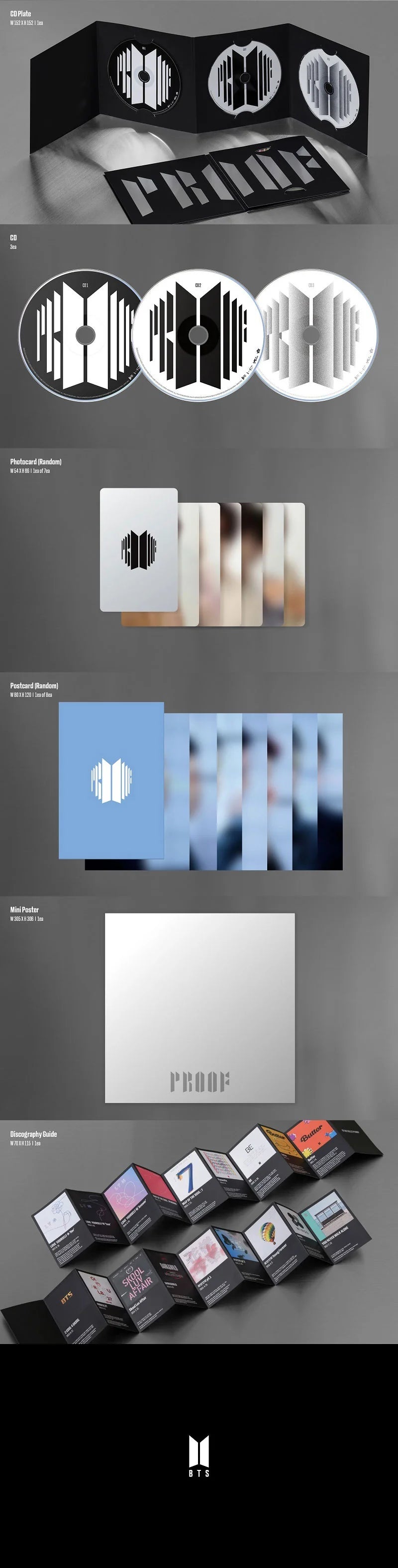 BTS - THE ANTHOLOGY ALBUM [PROOF] COMPACT EDITION