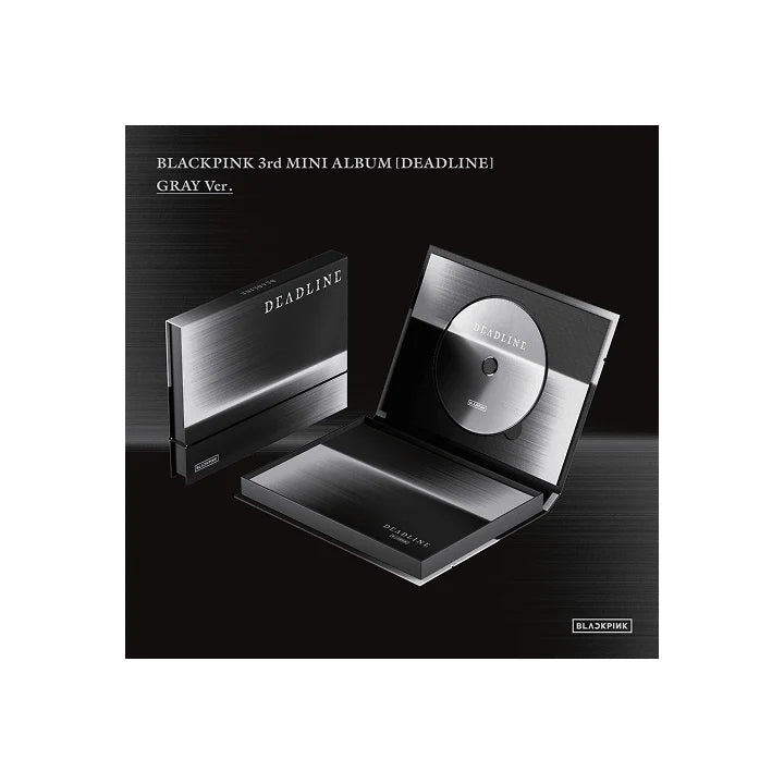 BLACKPINK - DEADLINE 3RD MINI ALBUM WEVERSE SHOP GIFT GRAY VER AsianStan