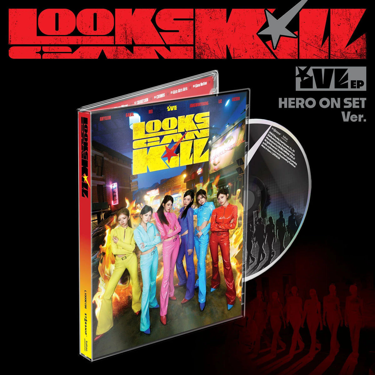 IVE - EP [Looks Can Kill] HERO ON SET Ver.