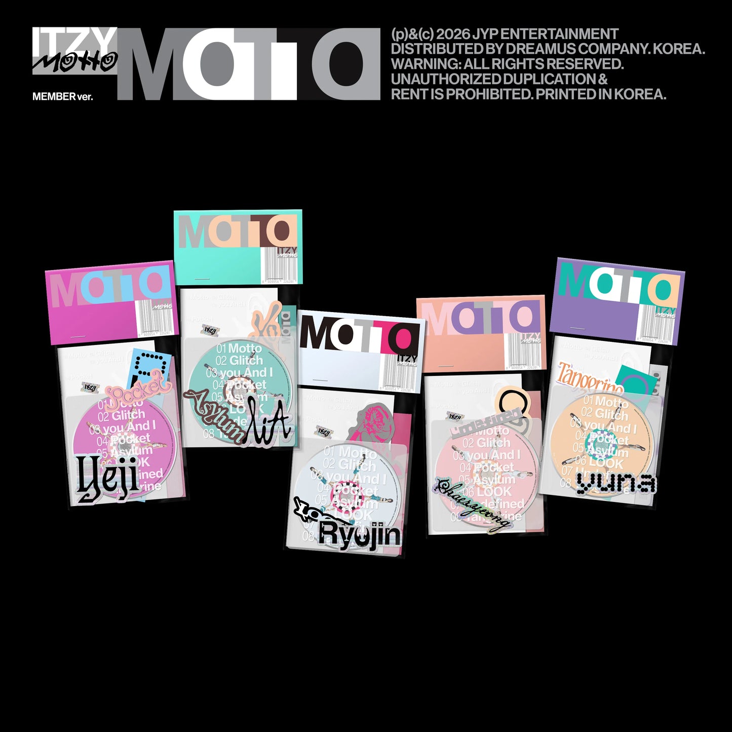 ITZY - [Motto] MEMBER Ver (Random ver)