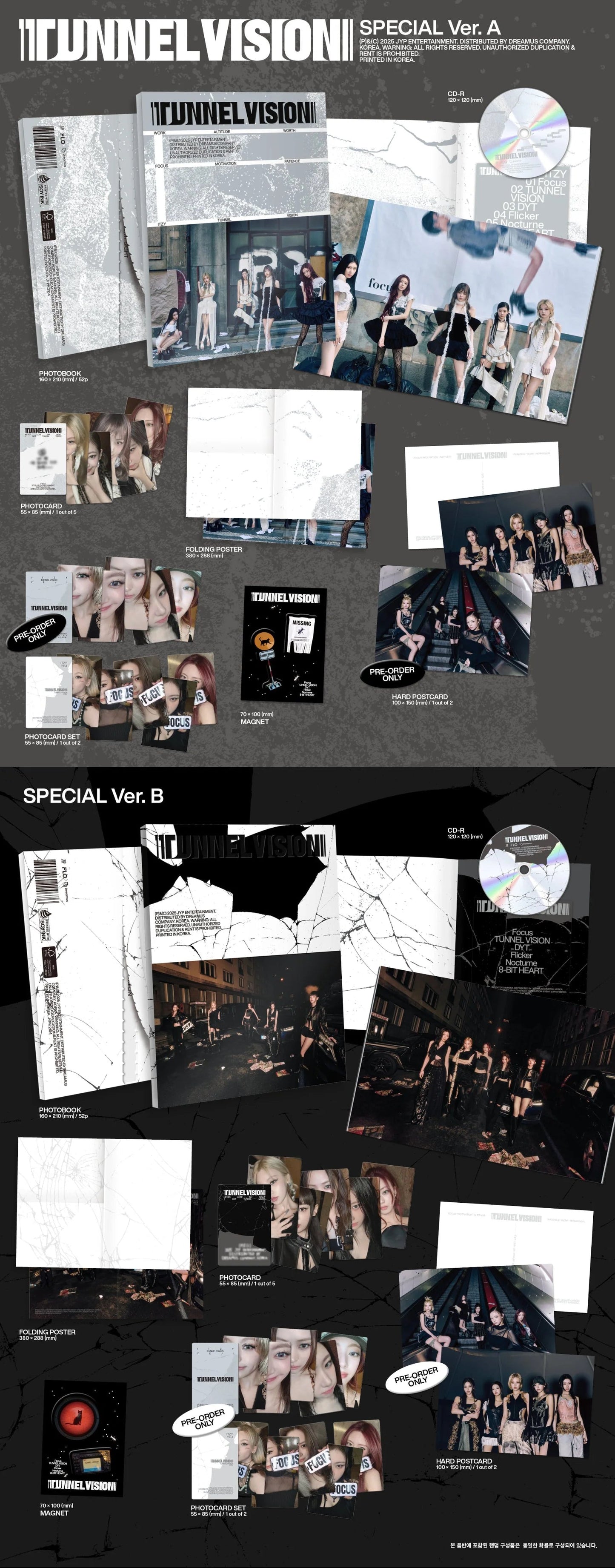 ITZY - [TUNNEL VISION] SPECIAL Ver (Random ver) AsianStan