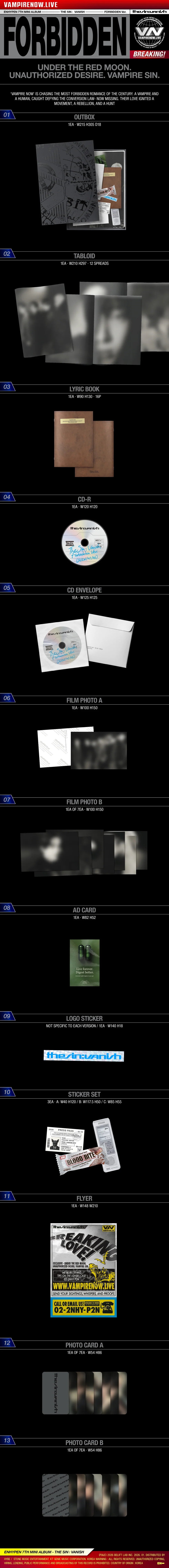 ENHYPEN - THE SIN : VANISH Photobook ver