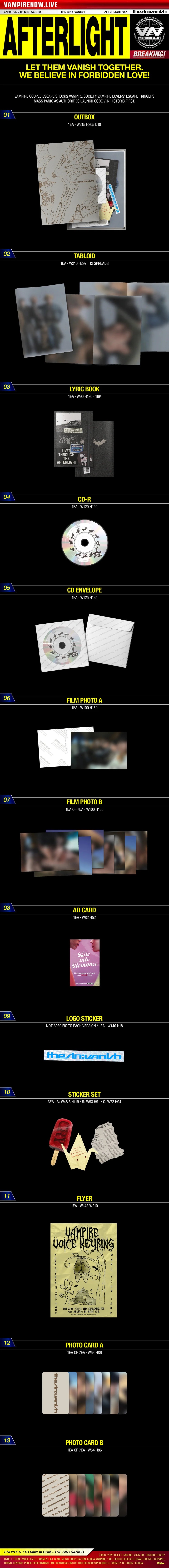 ENHYPEN - THE SIN : VANISH Photobook ver