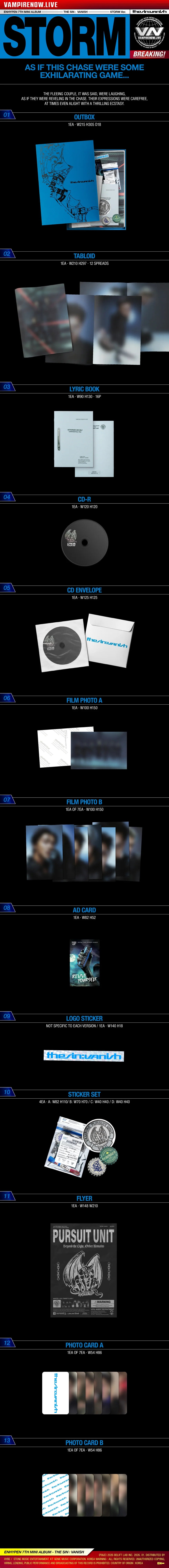ENHYPEN - THE SIN : VANISH Photobook ver
