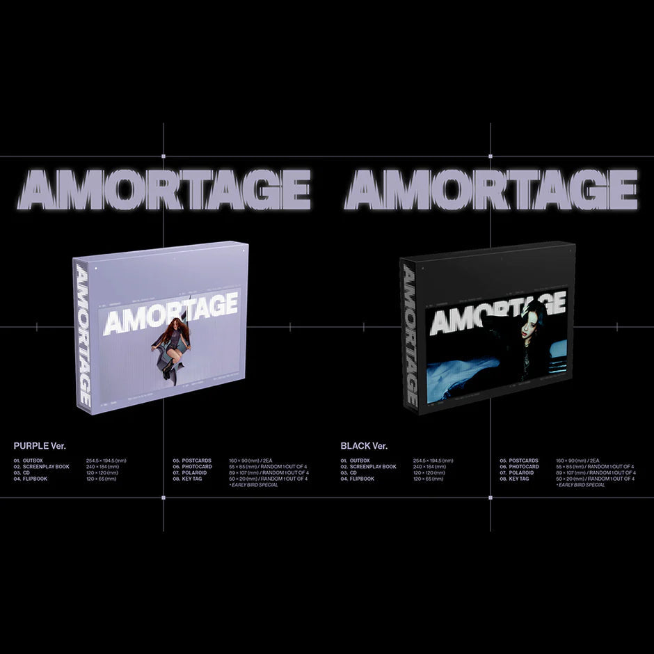 JISOO - Mini Album [AMORTAGE] EXCLUSIVE EDITION (Random Version) AsianStan
