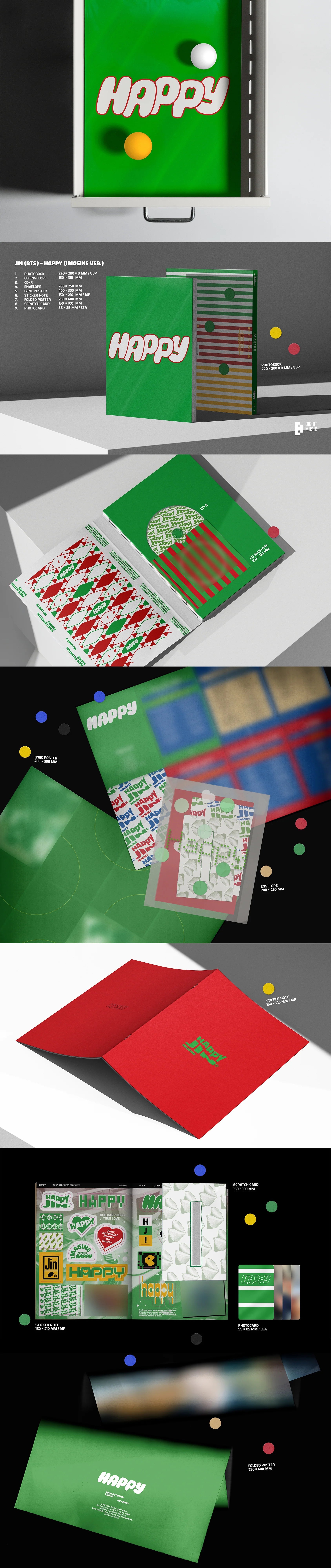Jin - Solo Album [Happy] (Random ver) AsianStan