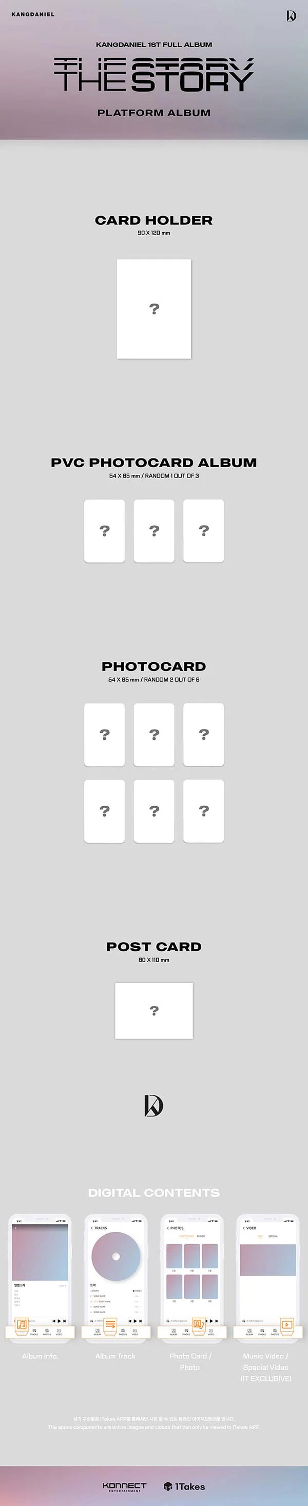 KANG DANIEL - 1ST ALBUM [THE STORY] (Random ver)