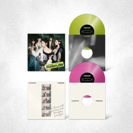 LE SSERAFIM - 2nd Studio Album ['PUREFLOW' pt.1] Vinyl (Random ver)