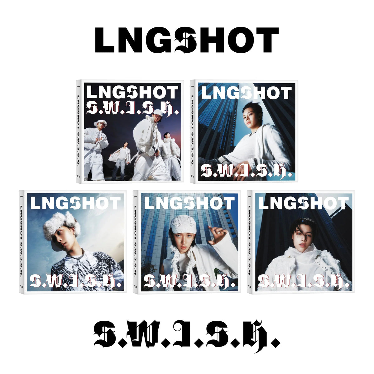 LNGSHOT - EP [S.W.I.S.H.] Standard Ver (Random ver)