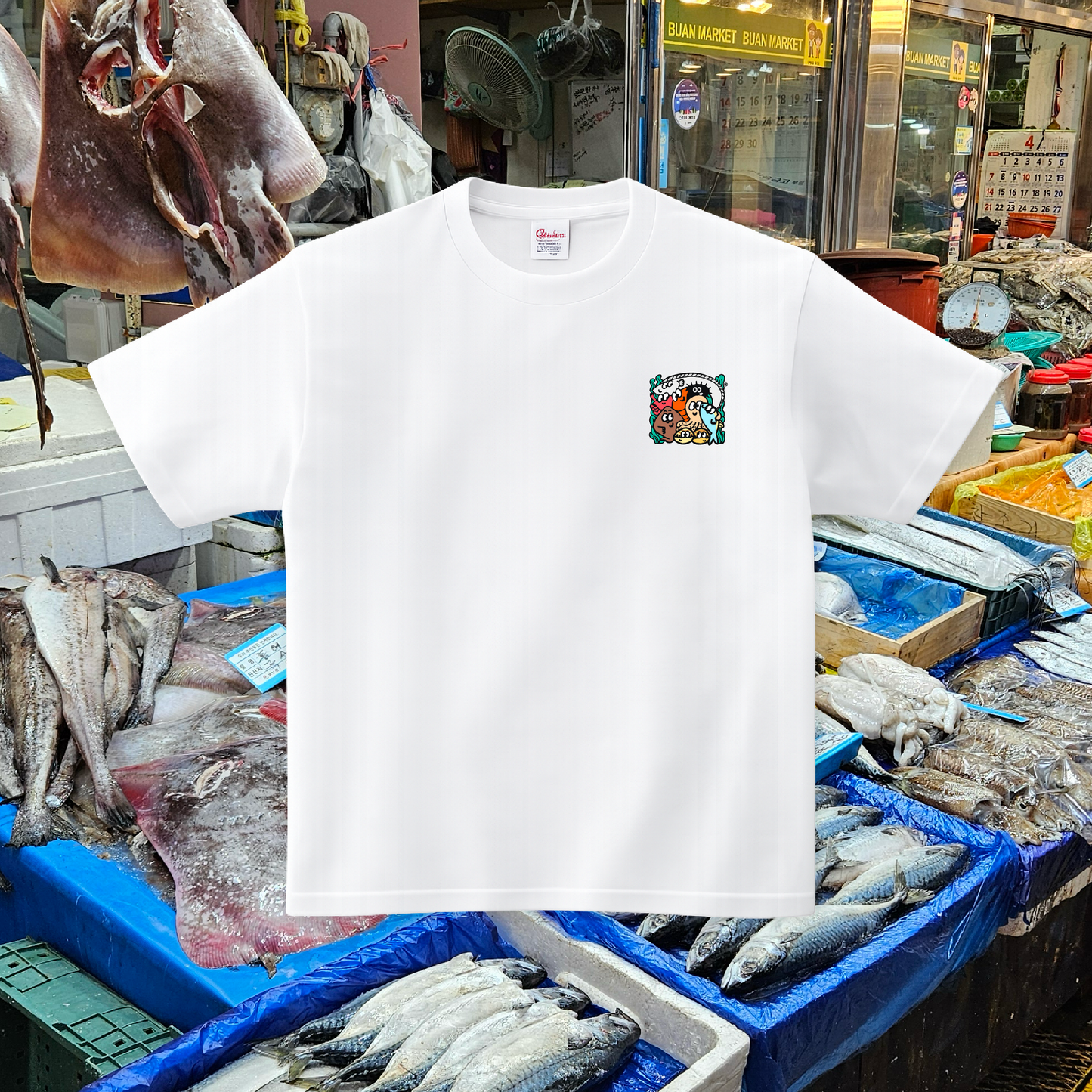 T-shirt France SigoLife "Les produits de la mer de Buan"