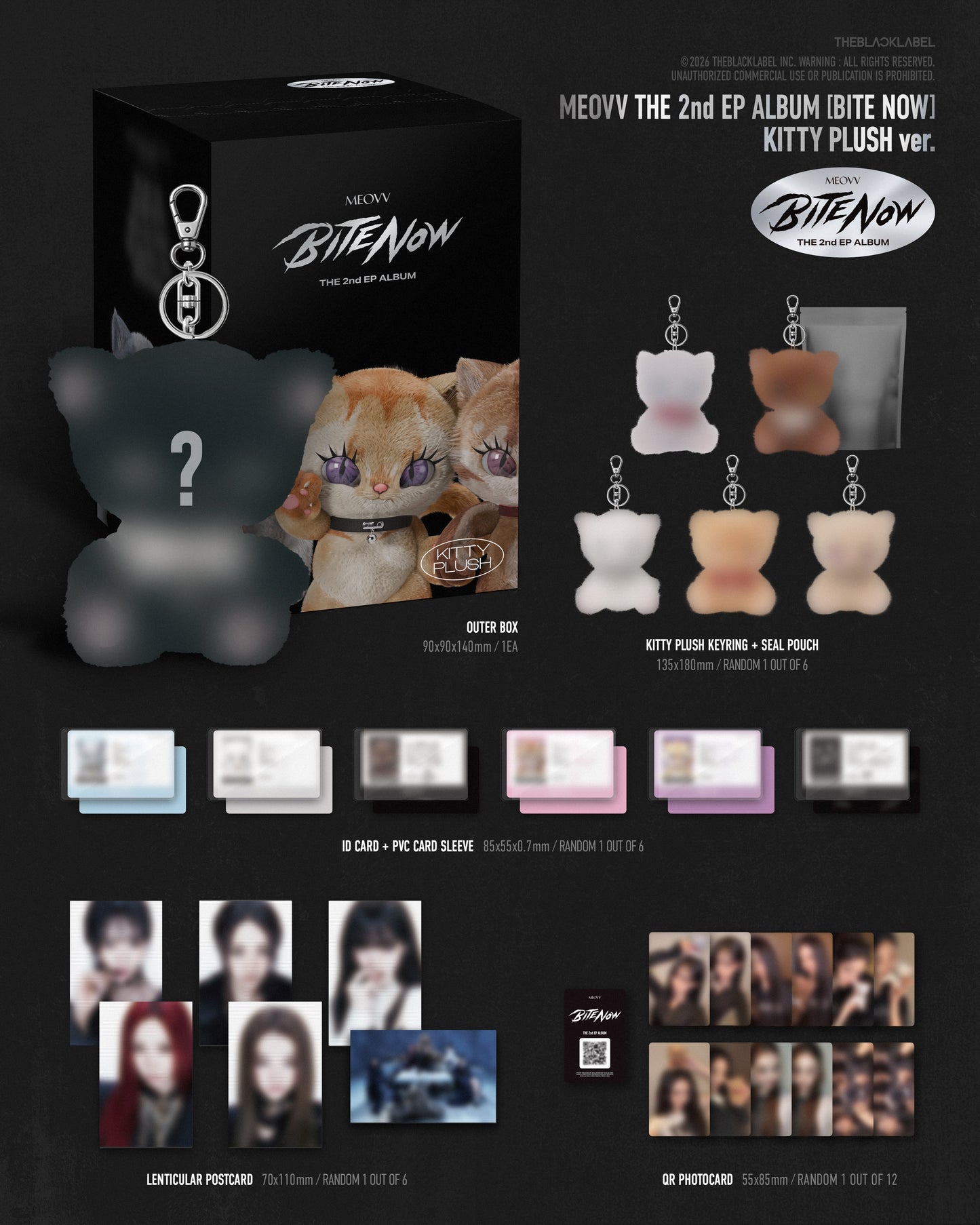 MEOVV - 2nd EP ALBUM [BITE NOW] KITTY PLUSH Ver.