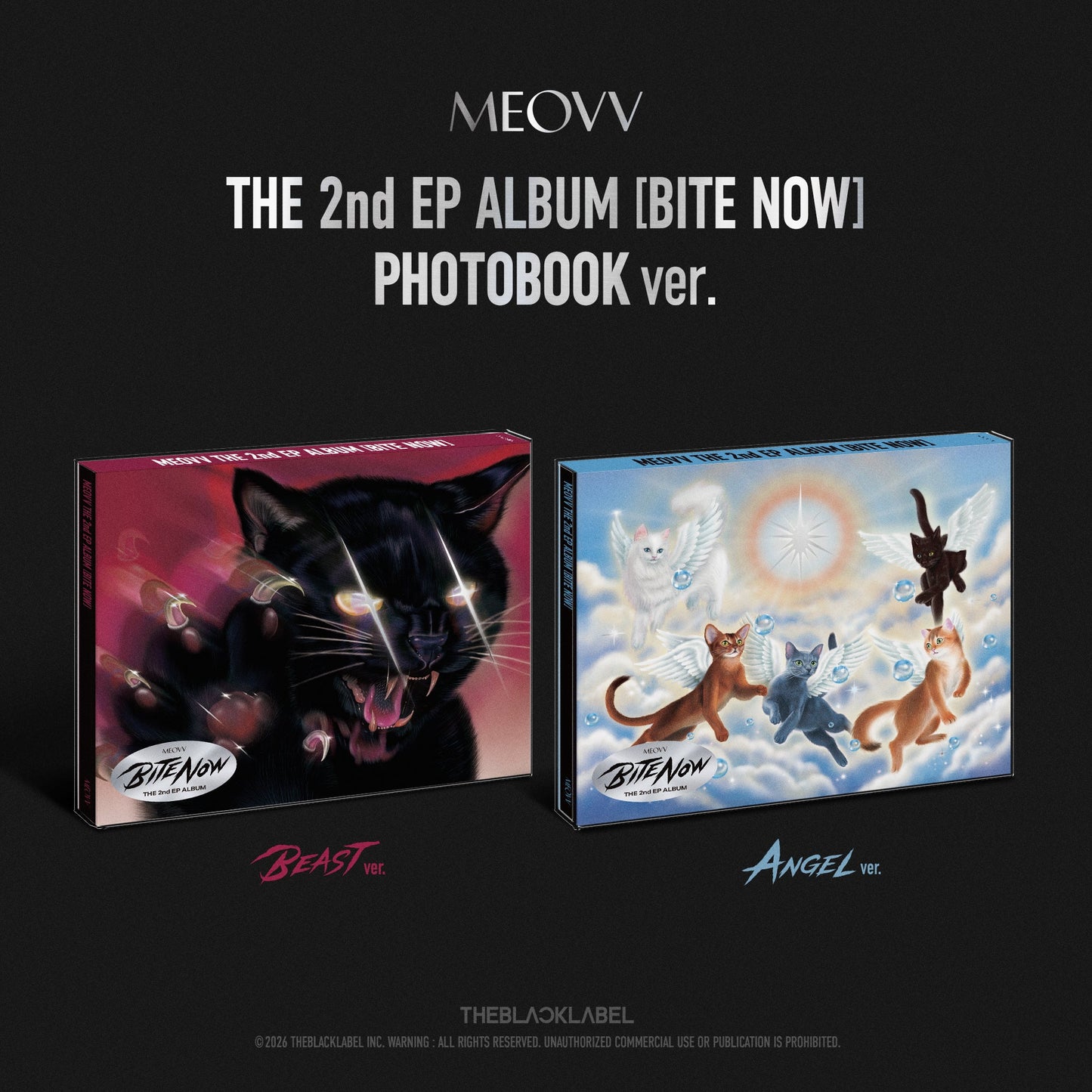 MEOVV - 2nd EP ALBUM [BITE NOW] PHOTOBOOK Ver (random ver)