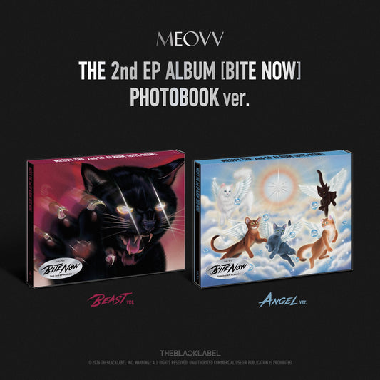 MEOVV - 2nd EP ALBUM [BITE NOW] PHOTOBOOK Ver (random ver)