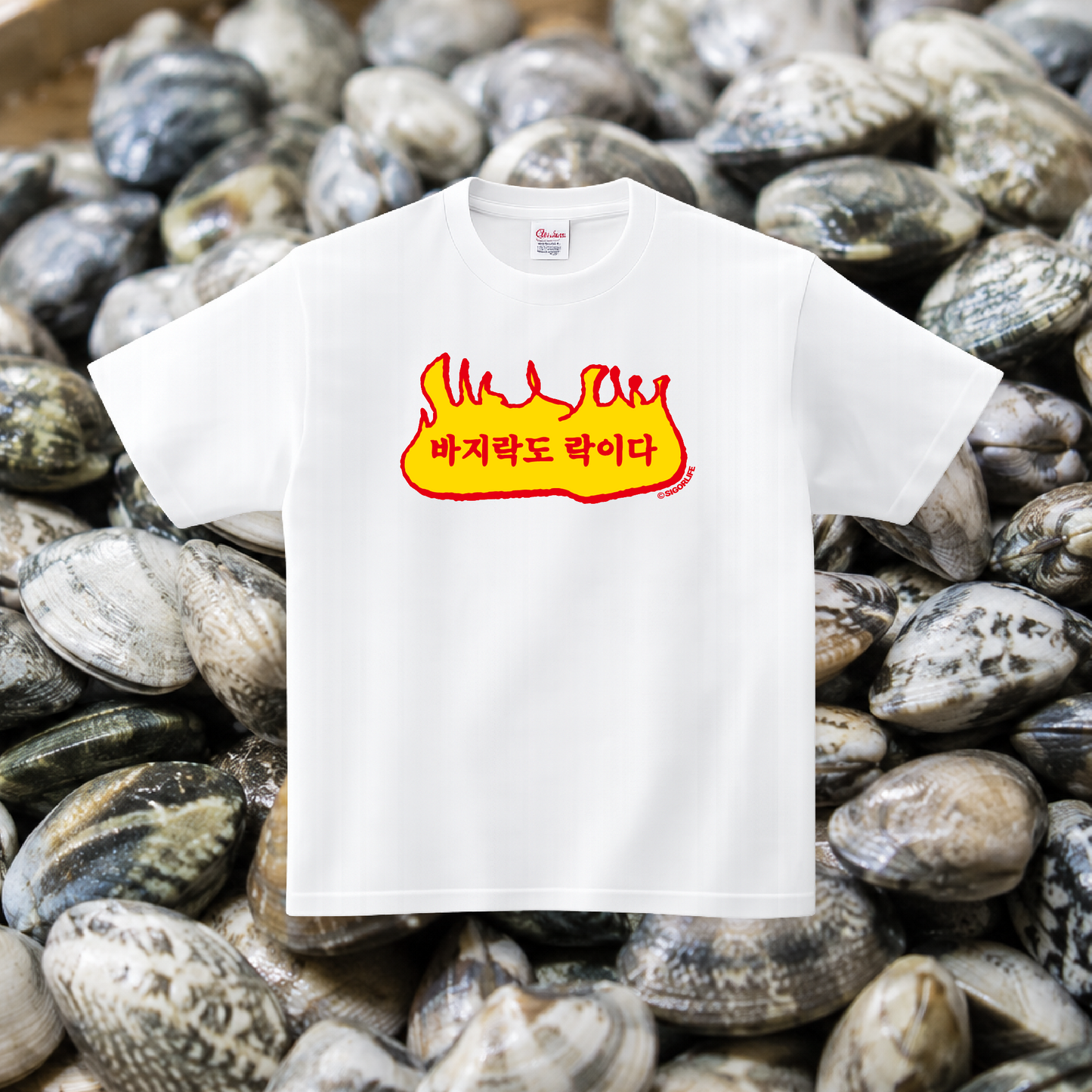 T-shirt France SigoLife "Même les palourdes, c'est du rock !"