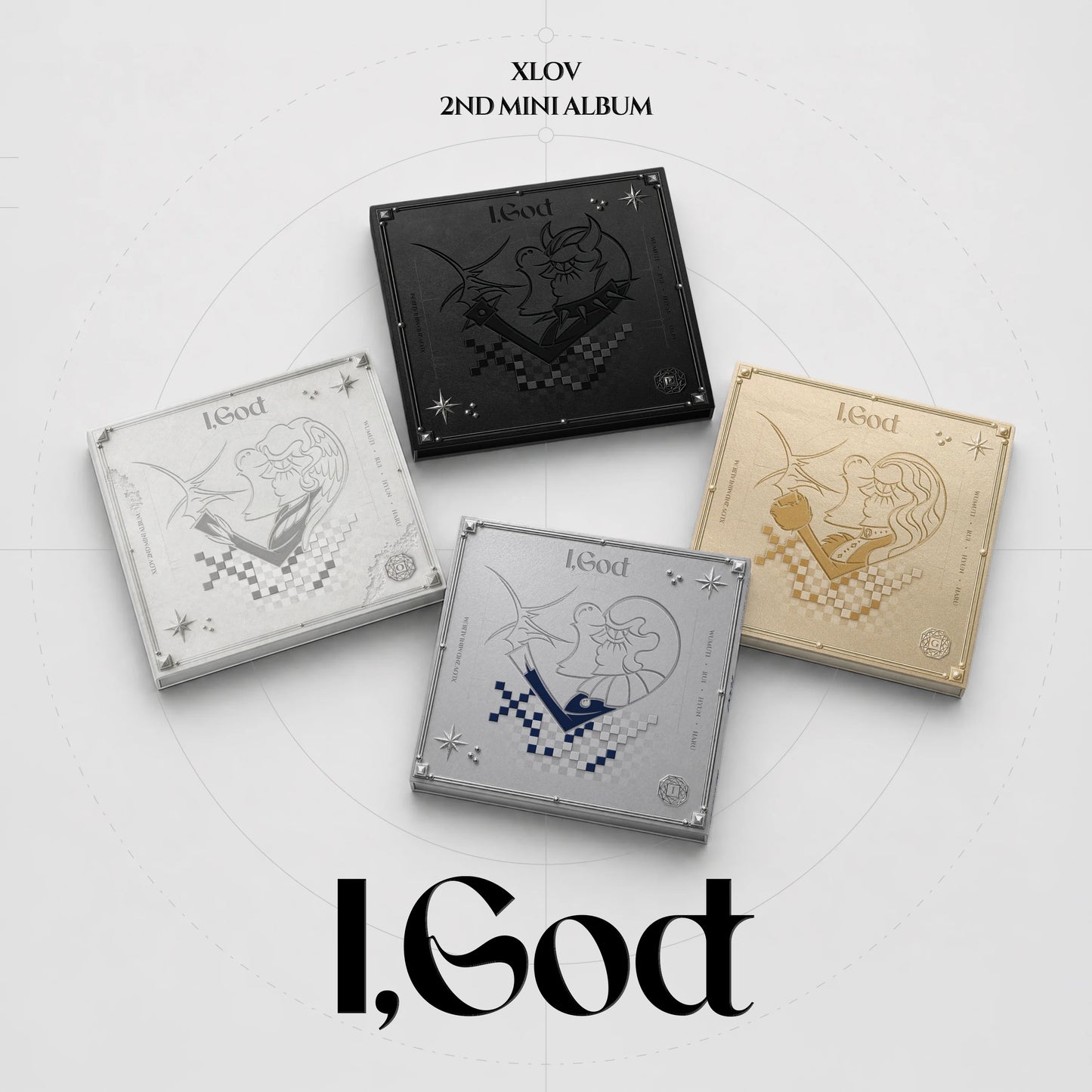 XLOV - 2nd Mini Album [I,God] (Random ver)
