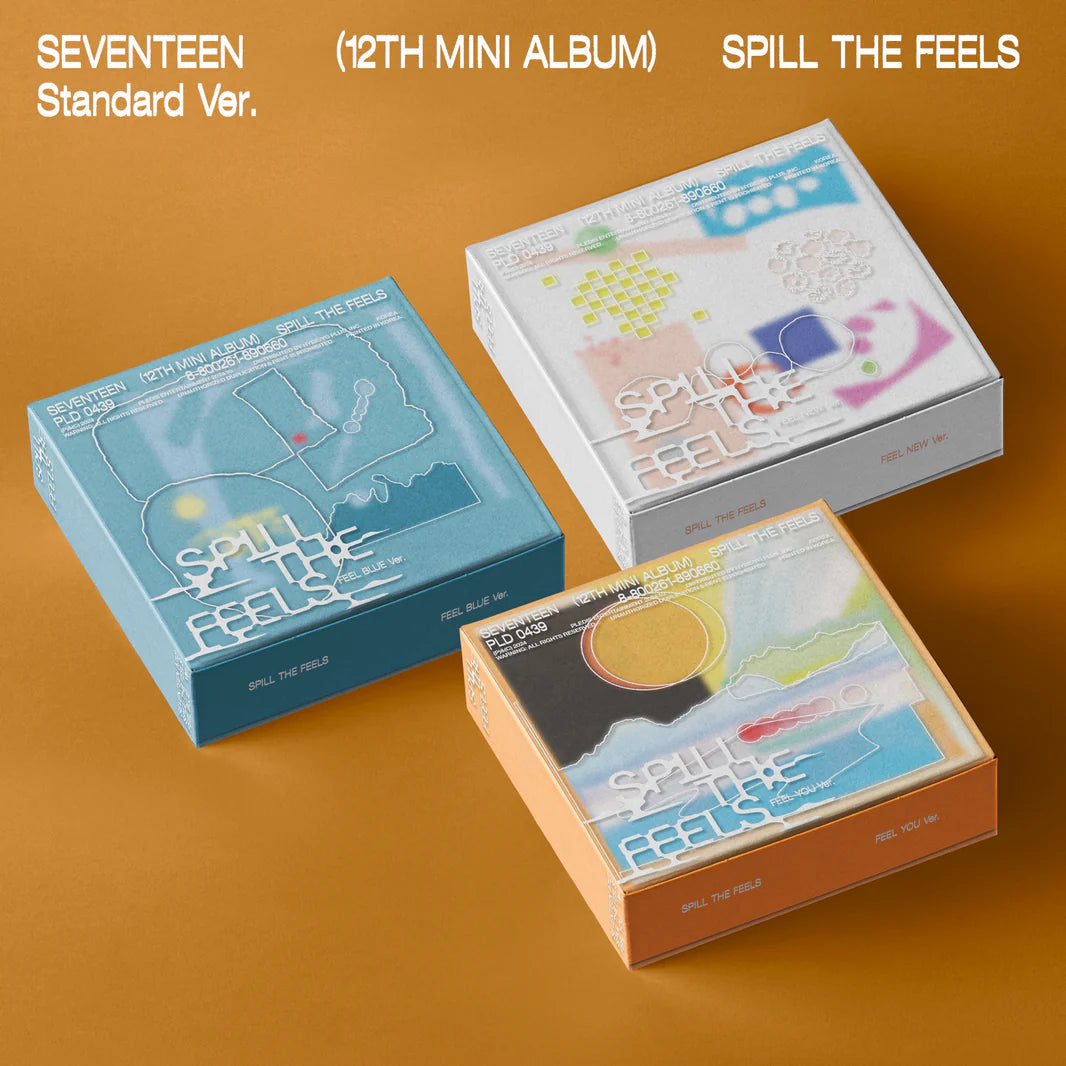 SEVENTEEN -12th Mini Album [SPILL THE FEELS° Standard Ver (Random ver) AsianStan