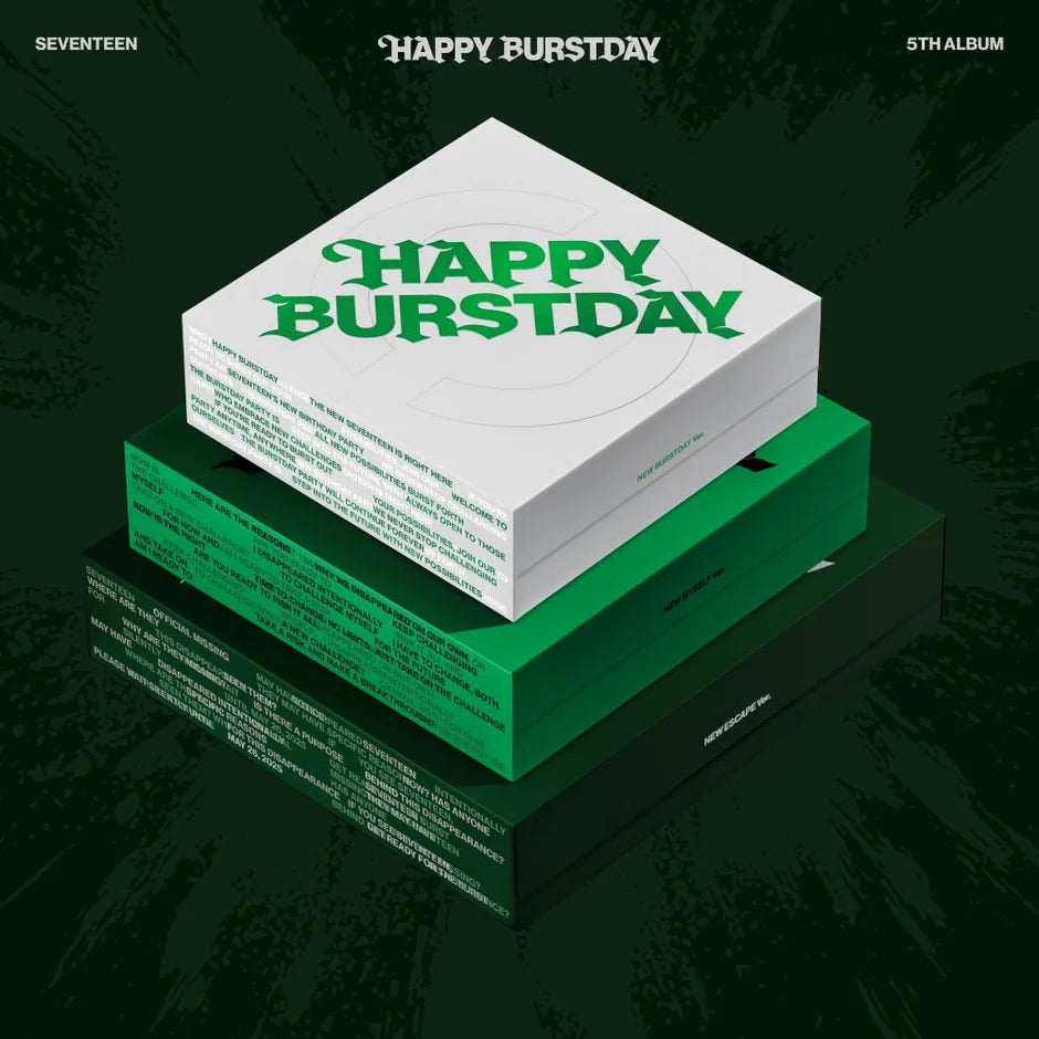 SEVENTEEN - 5th Album [HAPPY BURSTDAY] Standard Ver (Random ver) AsianStan