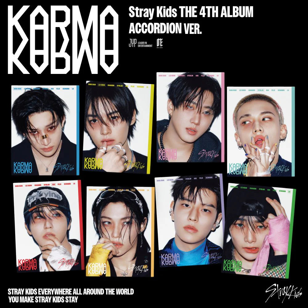 Stray Kids - 4th Album [KARMA] ACCORDION Ver (Random ver)