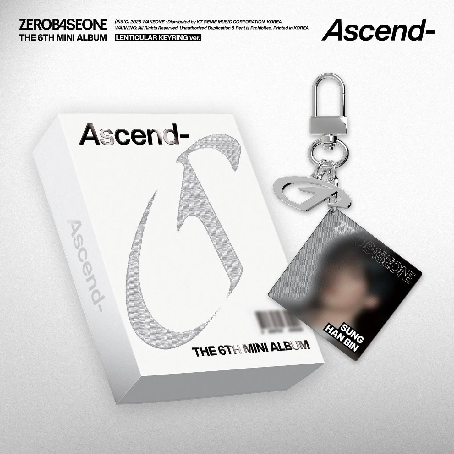 ZEROBASEONE - 6th Mini Album [Ascend-] LENTICULAR KEYRING Ver.