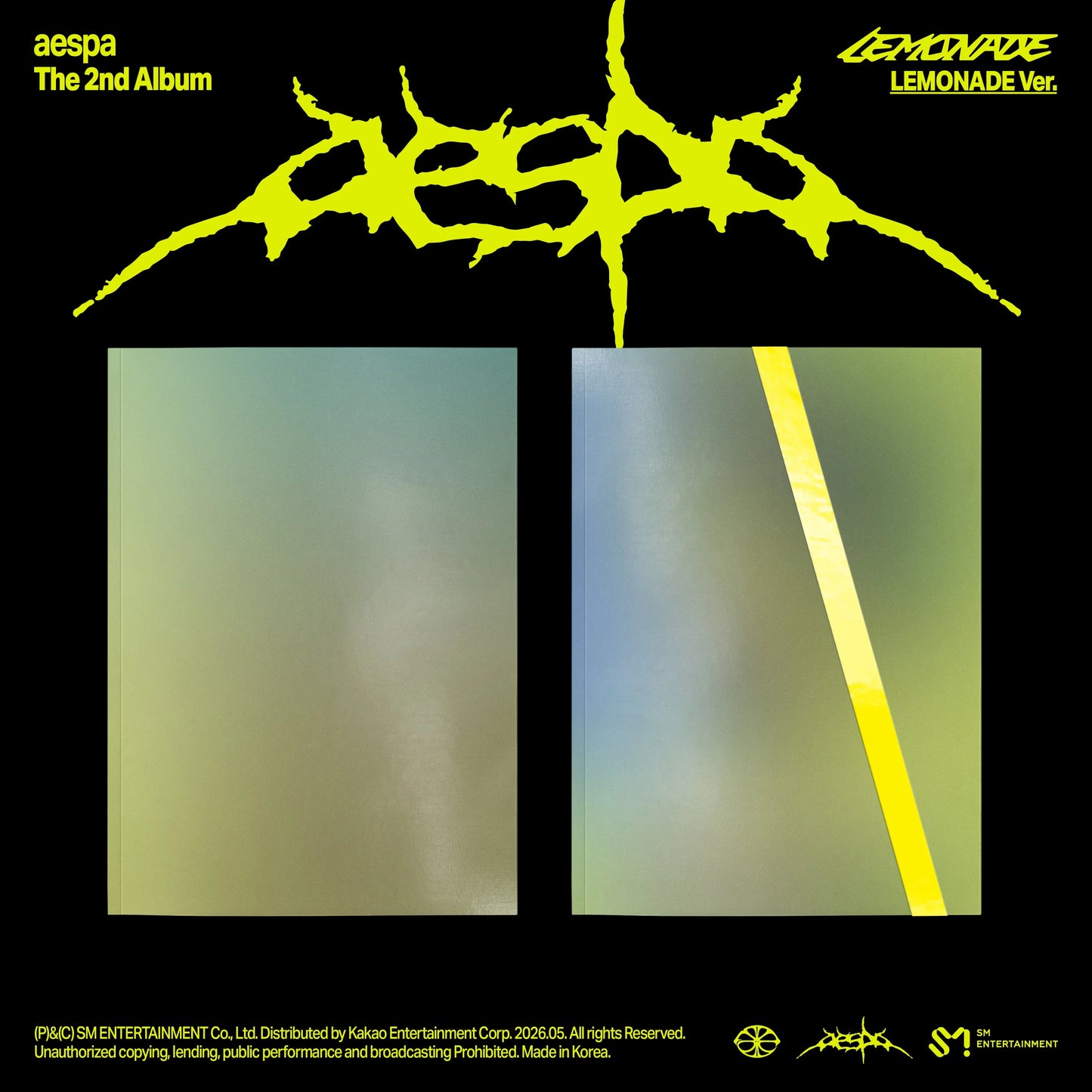 aespa - 2nd Album [LEMONADE] LEMONADE Ver (Random ver)