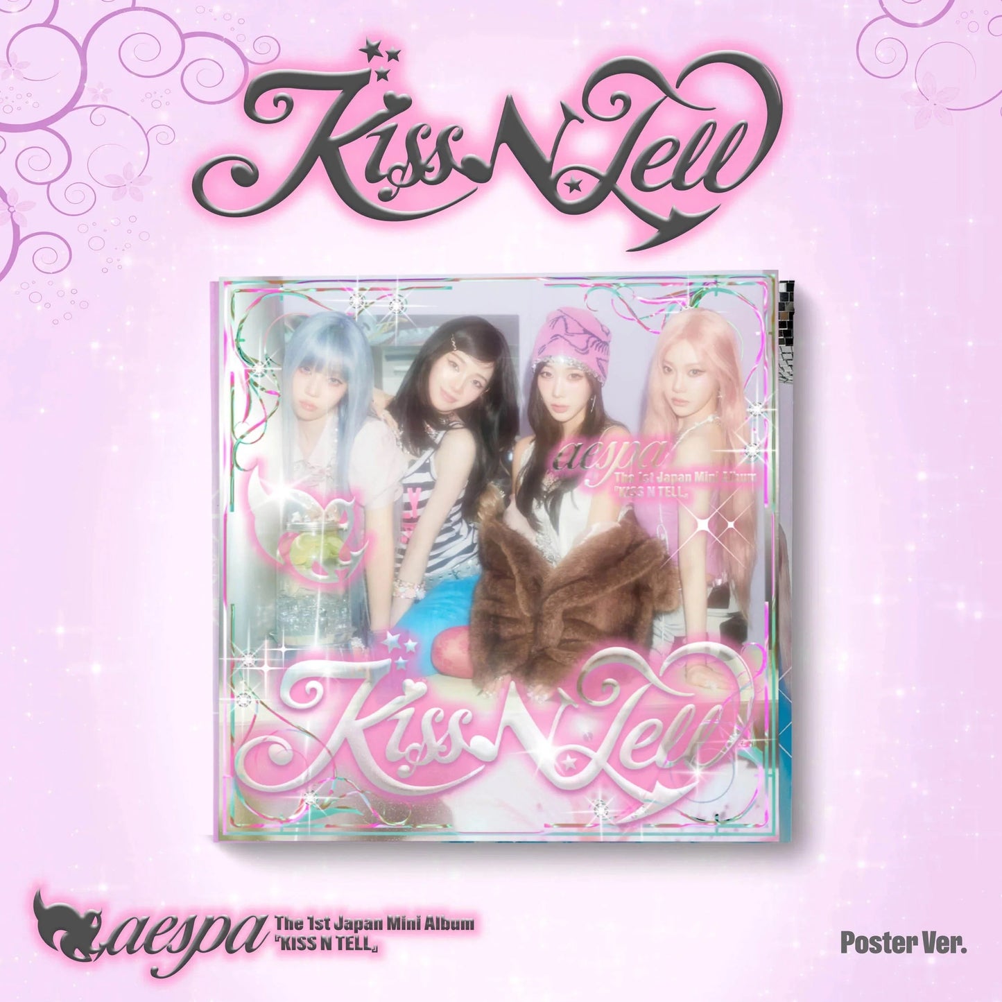 [Précommande] aespa - 1st Japan Mini Album [KISS N TELL] Poster Ver