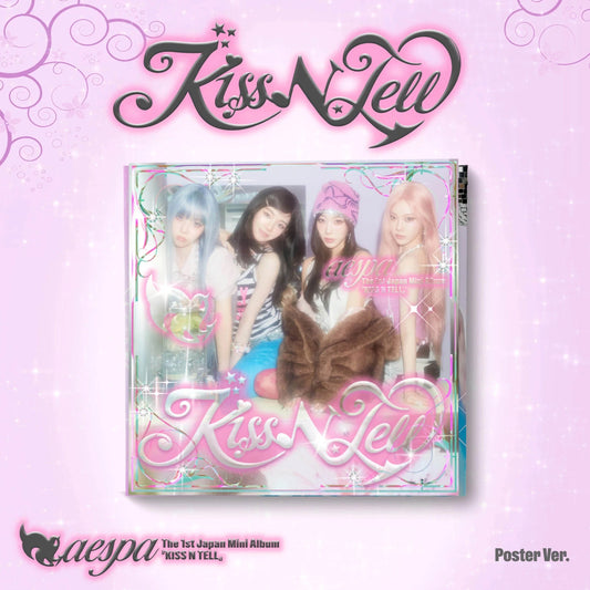 [Précommande] aespa - 1st Japan Mini Album [KISS N TELL] Poster Ver
