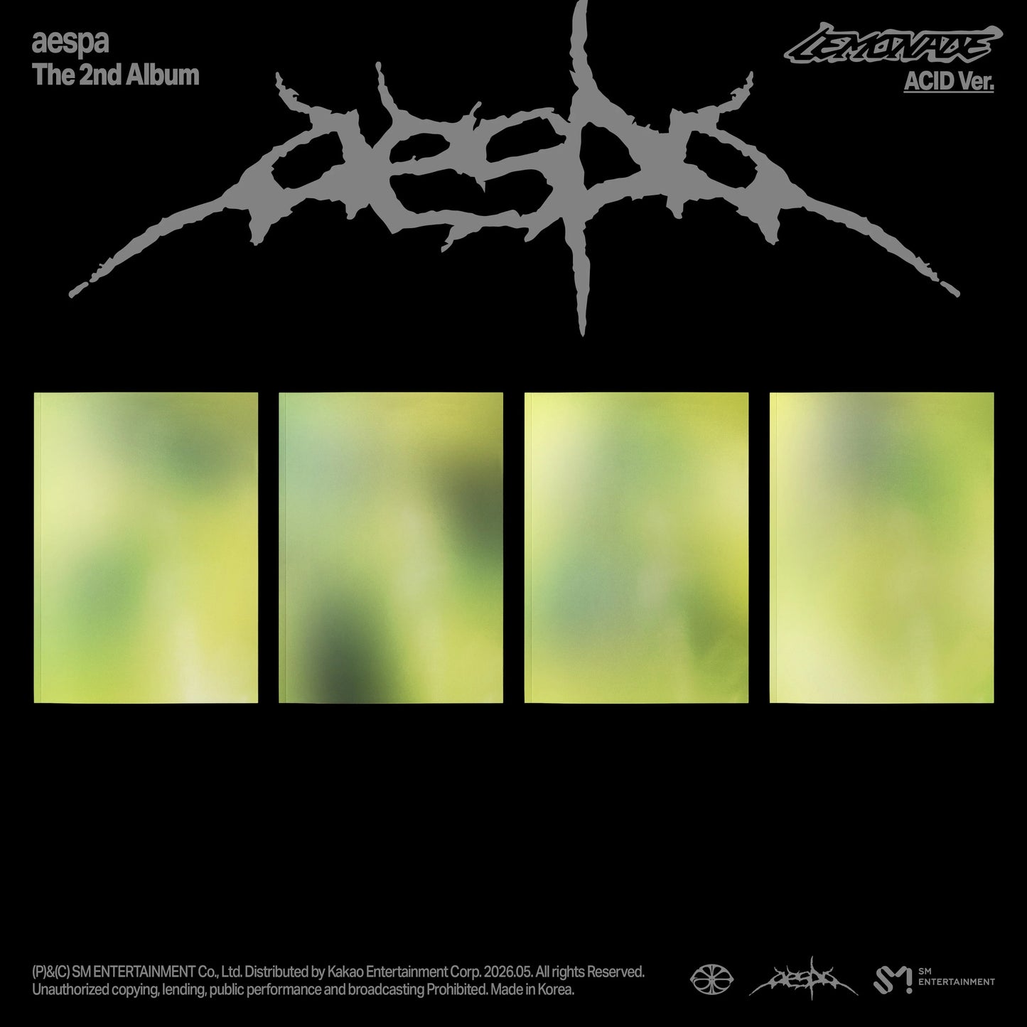 aespa - 2nd Album [LEMONADE] ACID Ver (Random ver)