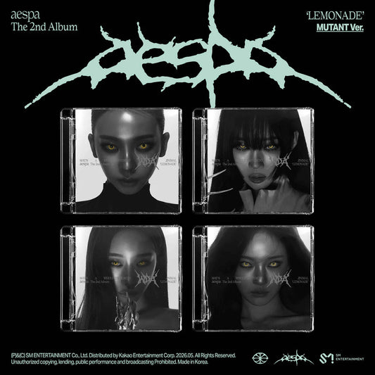 aespa - 2nd Album [LEMONADE] MUTANT Ver (Random ver)