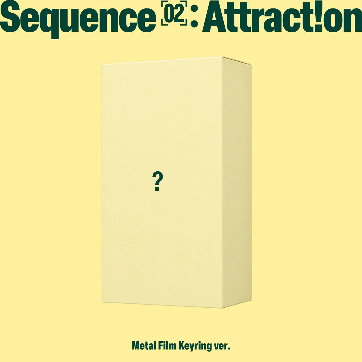 AND2BLE - 2nd Mini Album [Sequence 02: Attraction] Metal Film Keyring Ver.