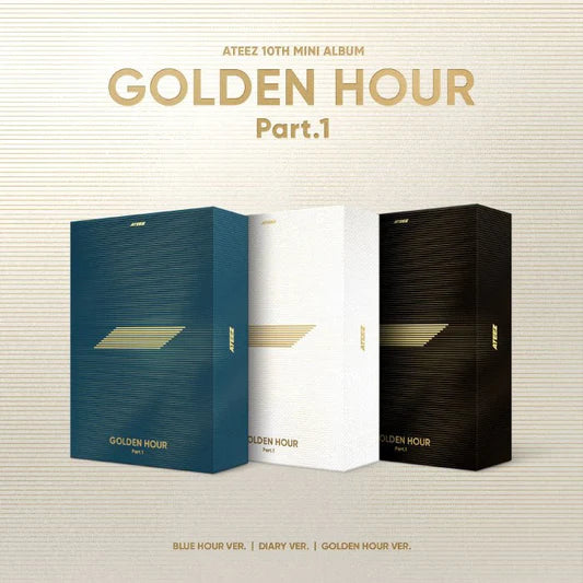 ATEEZ - 10TH MINI ALBUM [GOLDEN HOUR : Part.1] (random ver) AsianStan