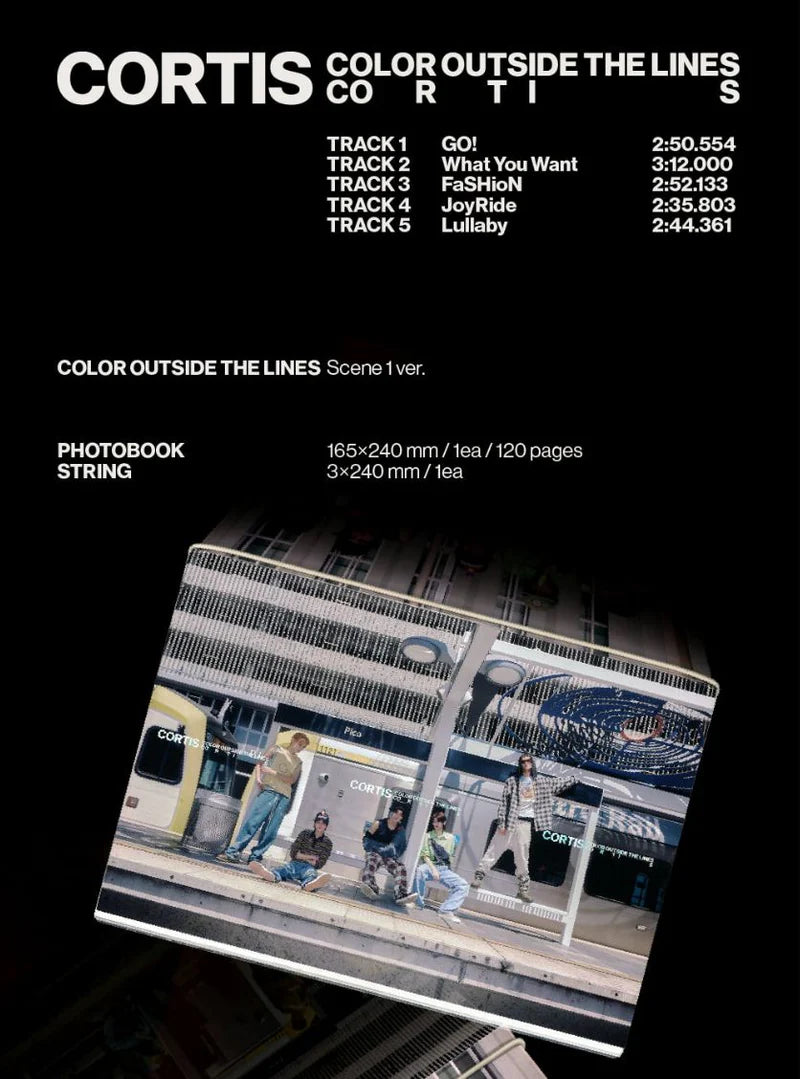 CORTIS - 1st EP [COLOR OUTSIDE THE LINES] Standard Ver (random)