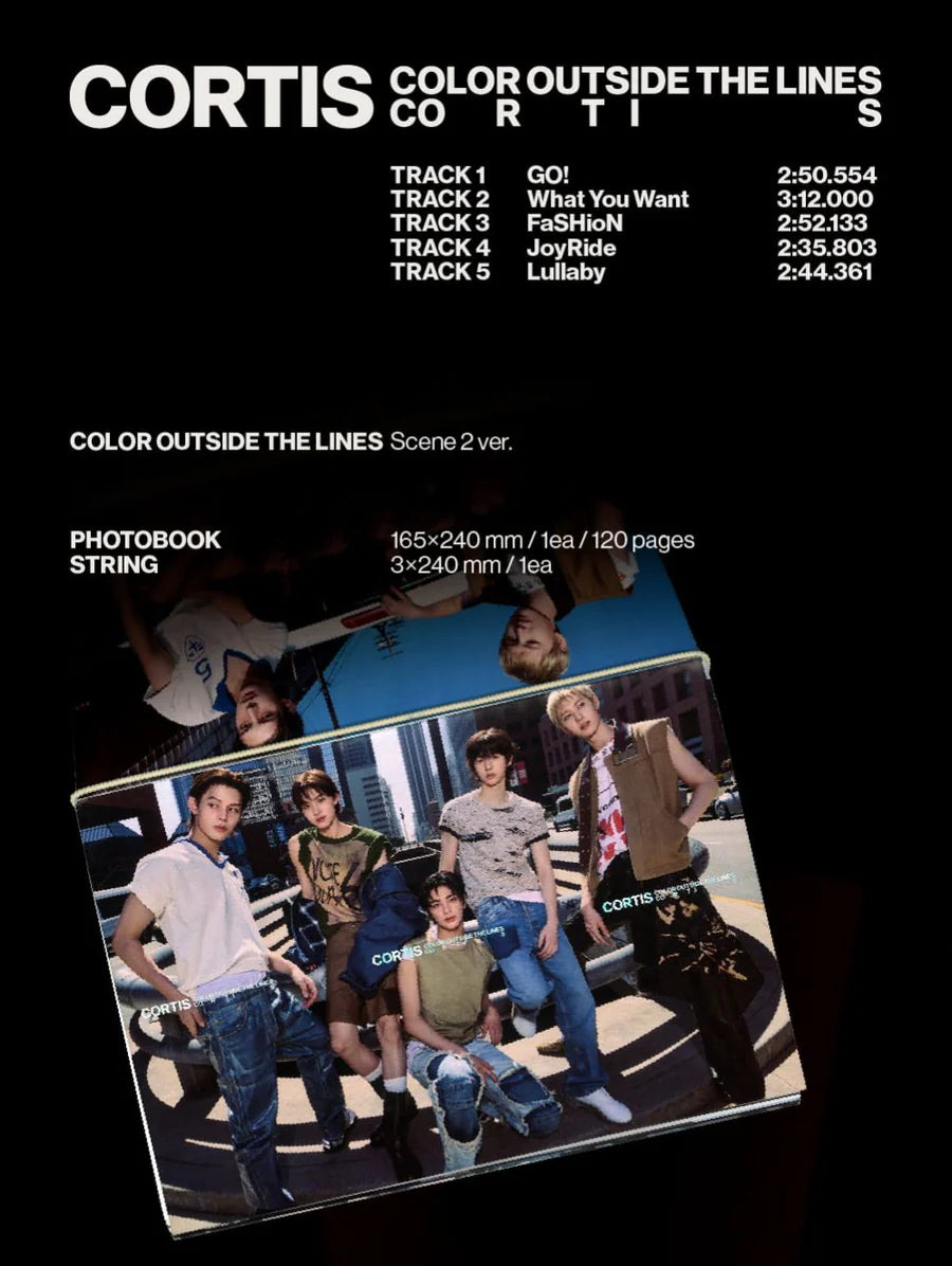 CORTIS - 1st EP [COLOR OUTSIDE THE LINES] Standard Ver (random)